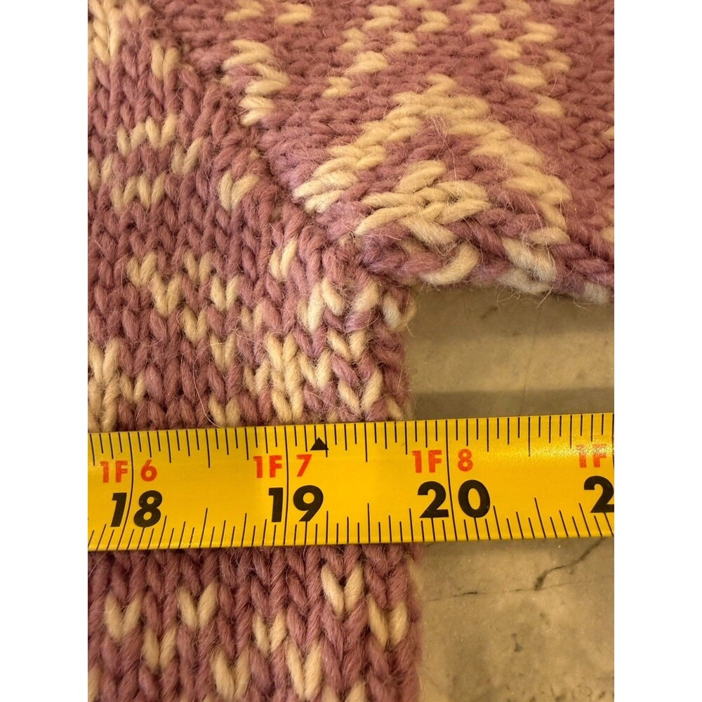 Gander Mountain Guide Series Sweater Womens L Wool Alpaca Fair Isle Purple NWT - Picture 4 of 7